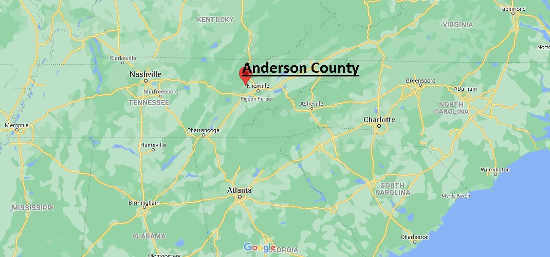 Where is Anderson County Tennessee