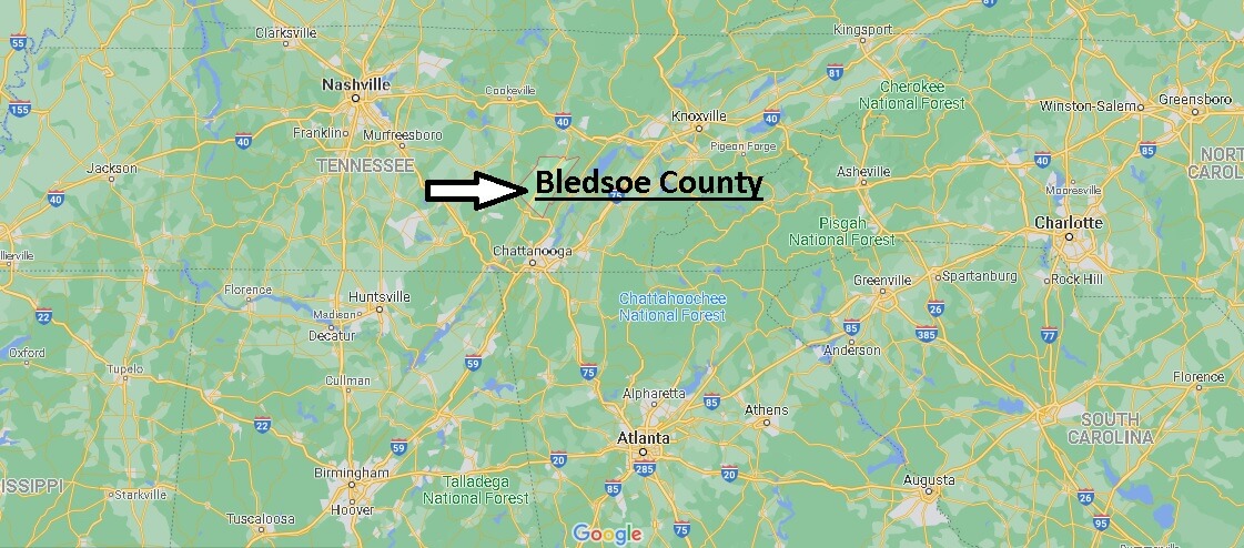 Where is Bledsoe County Tennessee