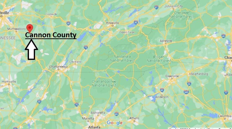 Where is Cannon County Tennessee
