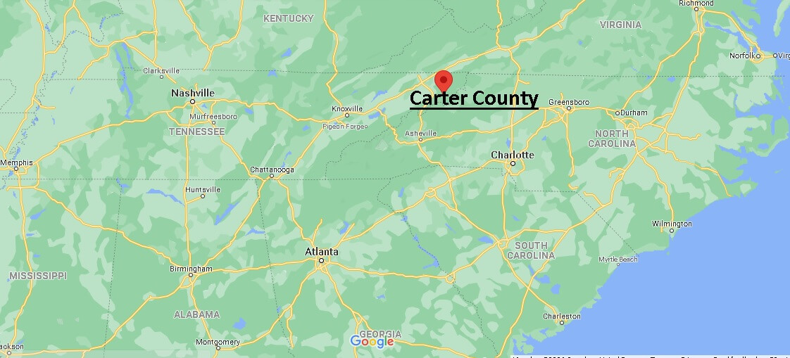 Where is Carter County Tennessee