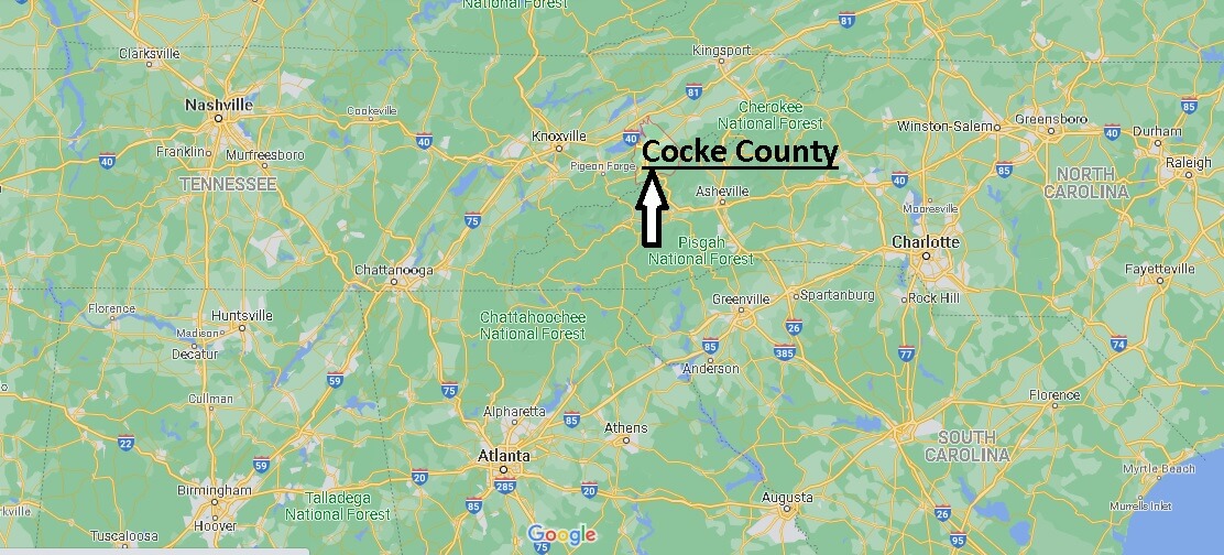 Where is Cocke County Tennessee