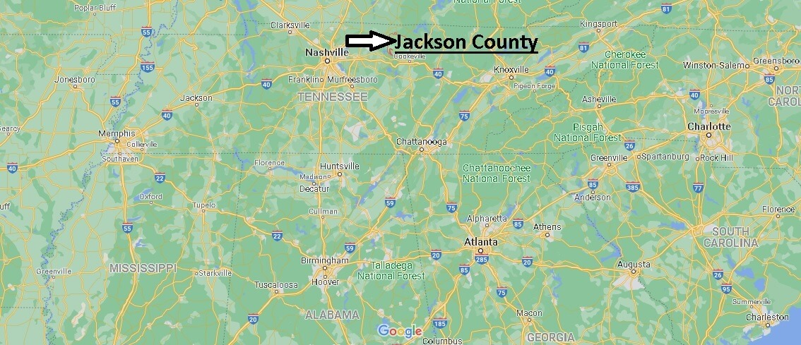 Where is Jackson County Tennessee