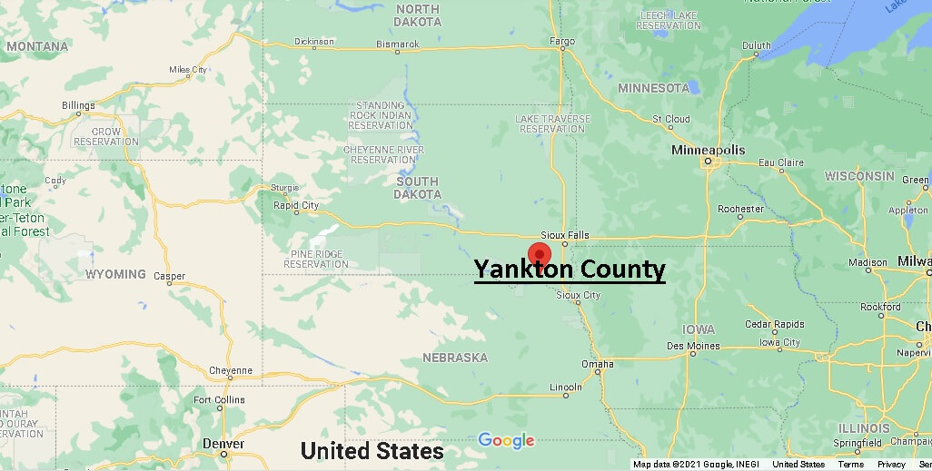 Where is Yankton County South Dakota