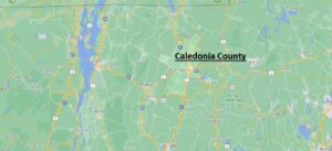 Caledonia County Map