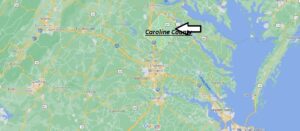 Caroline County Map