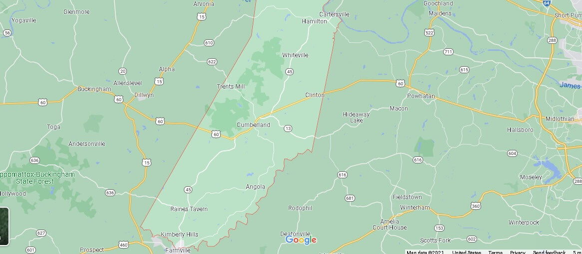 What Cities are in Cumberland County