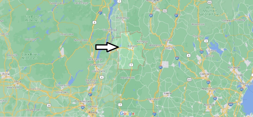 What Cities are in Rutland County