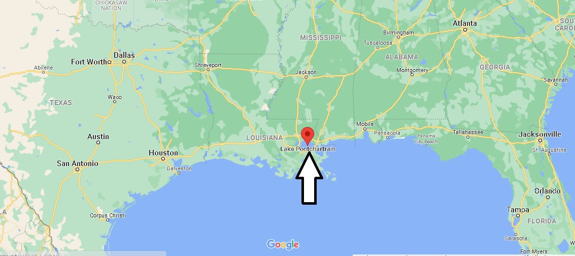 What state is Lake Pontchartrain in