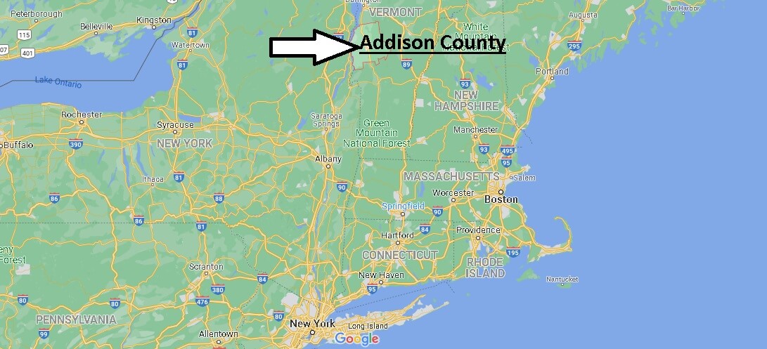 Where is Addison County Vermont
