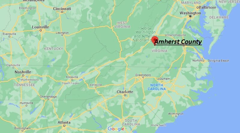 Where is Amherst County Virginia