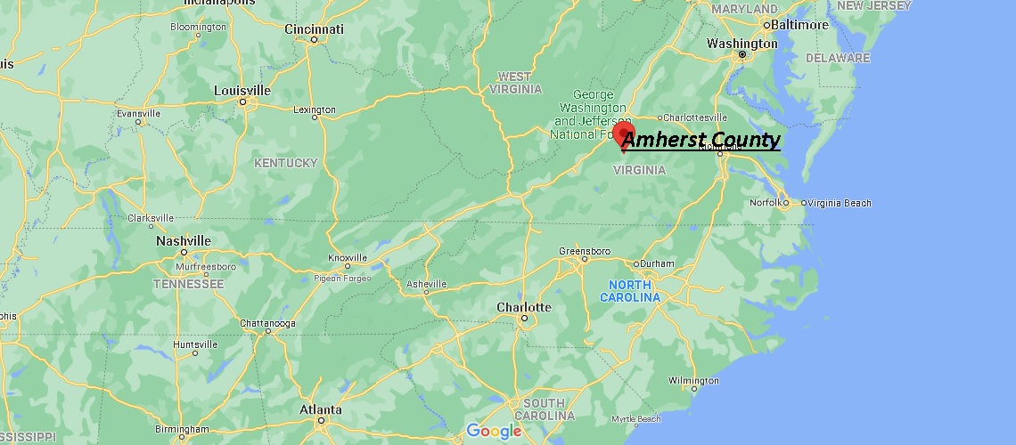 Where is Amherst County Virginia