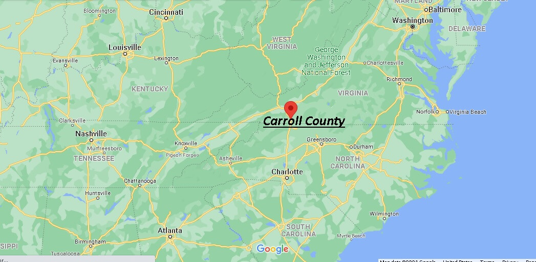 Where is Carroll County Virginia