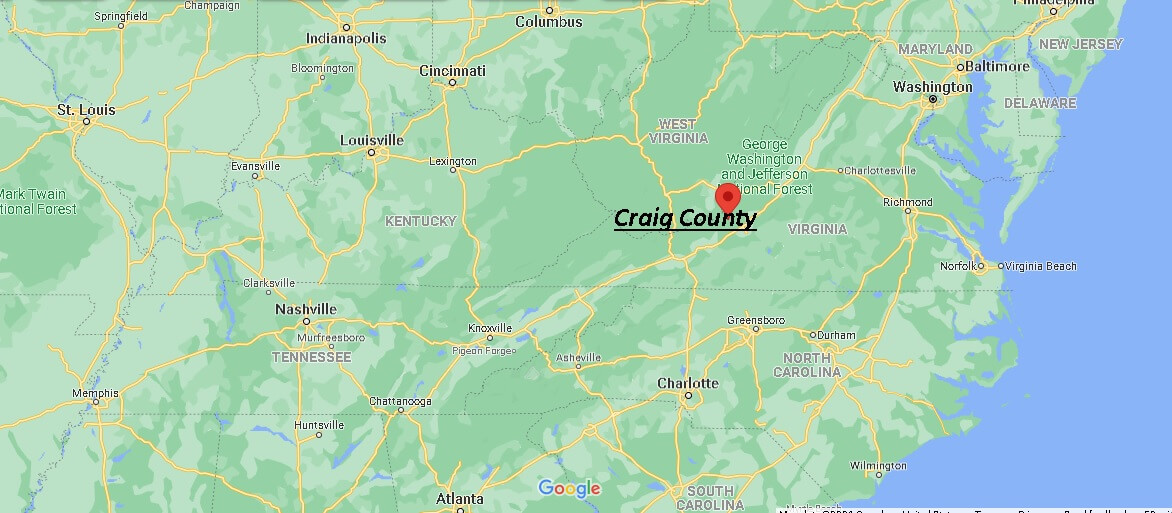 Where is Craig County Virginia