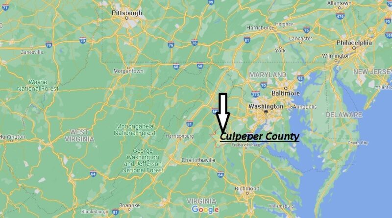 Where is Culpeper County Virginia