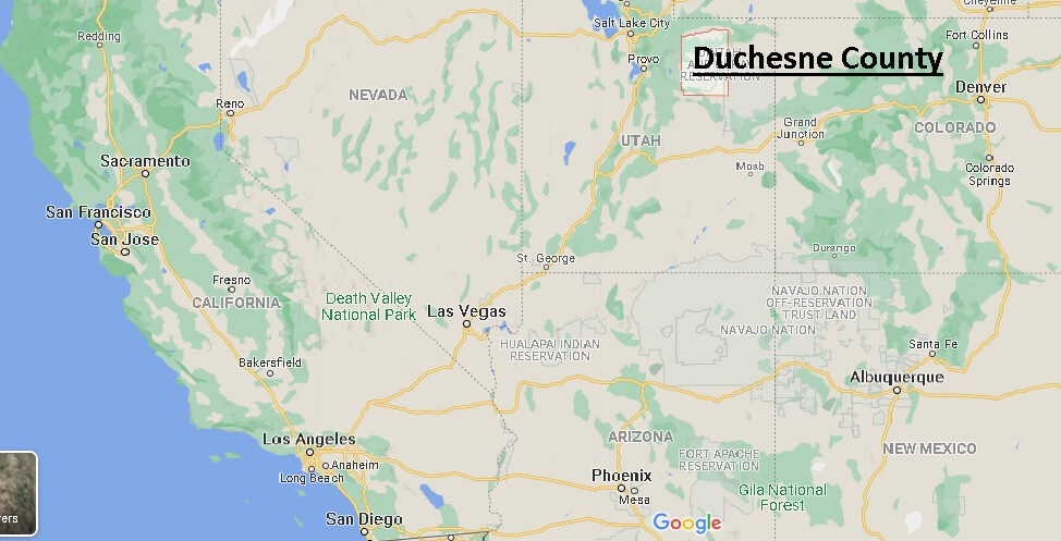 Where is Duchesne County Utah