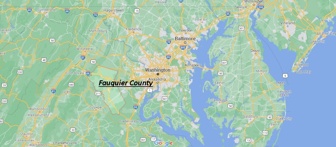 Where is Fauquier County Virginia