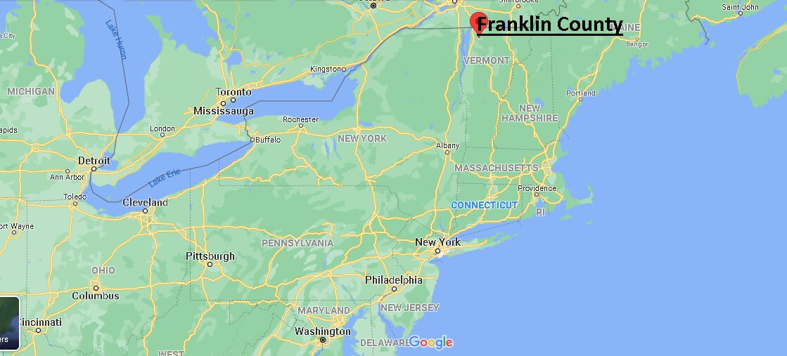 Where is Franklin County Vermont