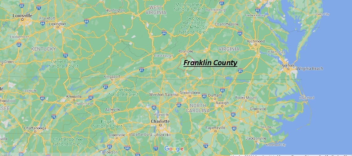 Where is Franklin County Virginia