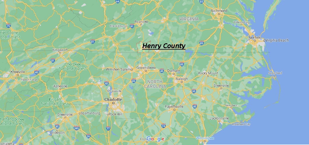 Where is Henry County Virginia