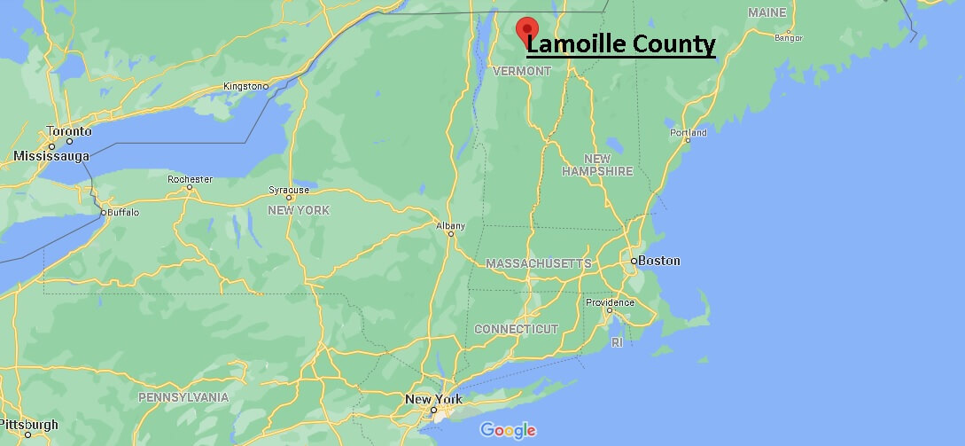Where is Lamoille County Vermont