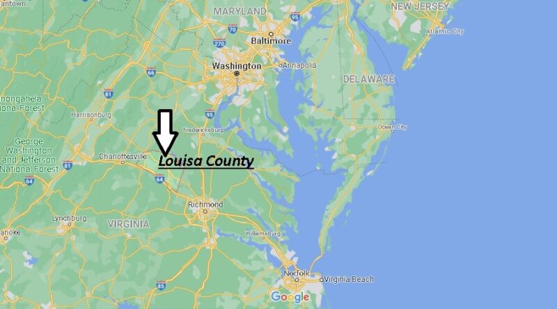 Where is Louisa County Virginia