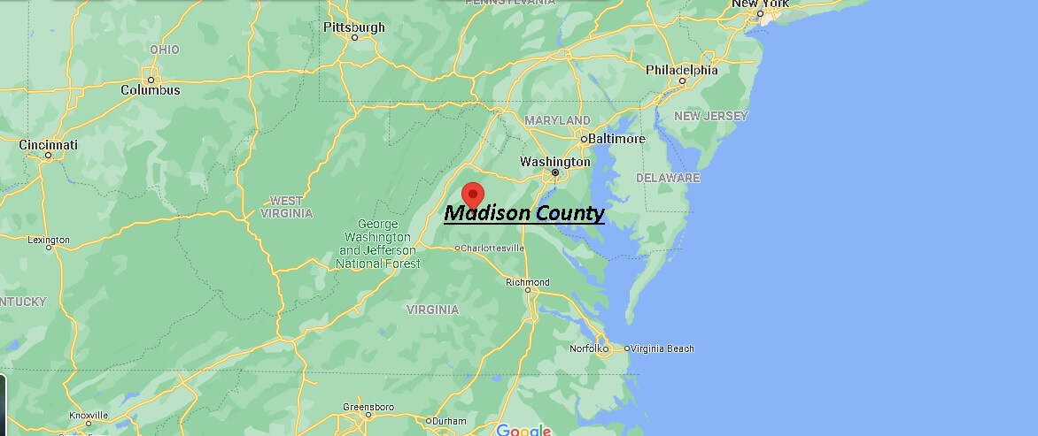 Where is Madison County Virginia