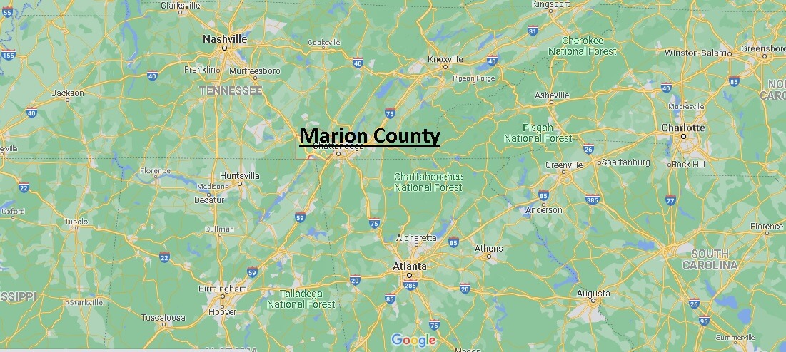 Where is Marion County Tennessee
