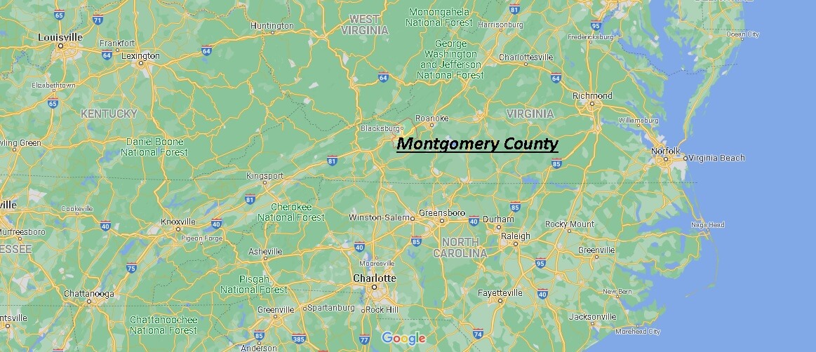 Where is Montgomery County Virginia