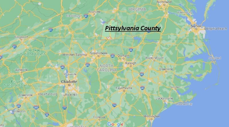 Where is Pittsylvania County Virginia