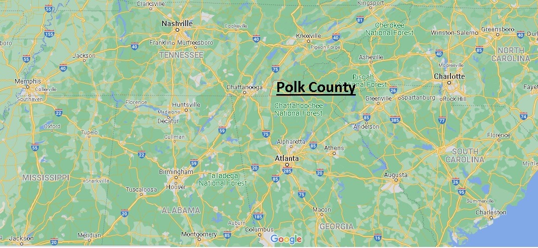Where is Polk County Tennessee
