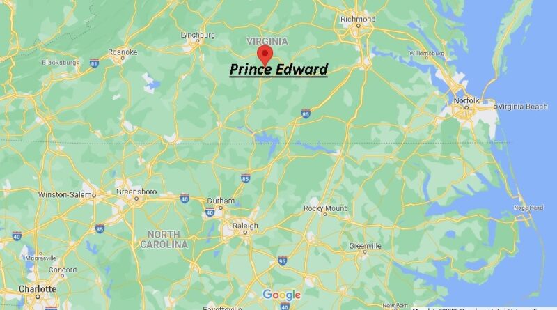Where is Prince Edward County Virginia