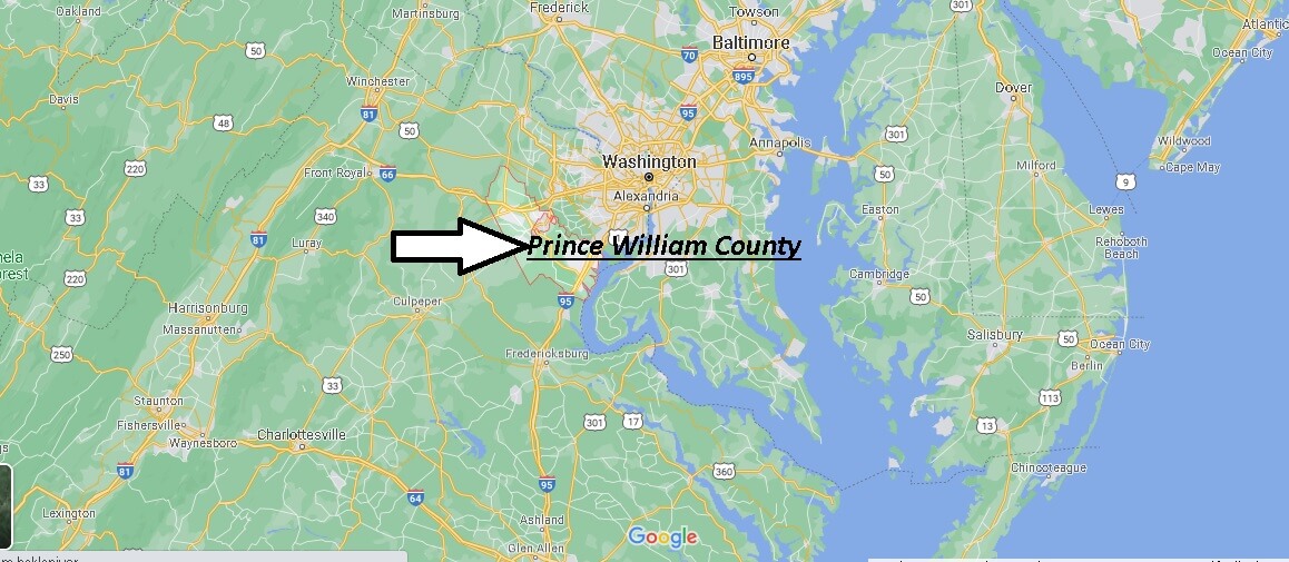 Where is Prince William County Virginia
