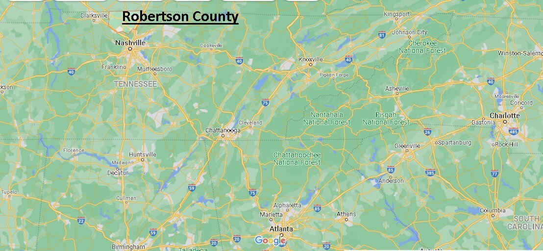 Where is Robertson County Tennessee