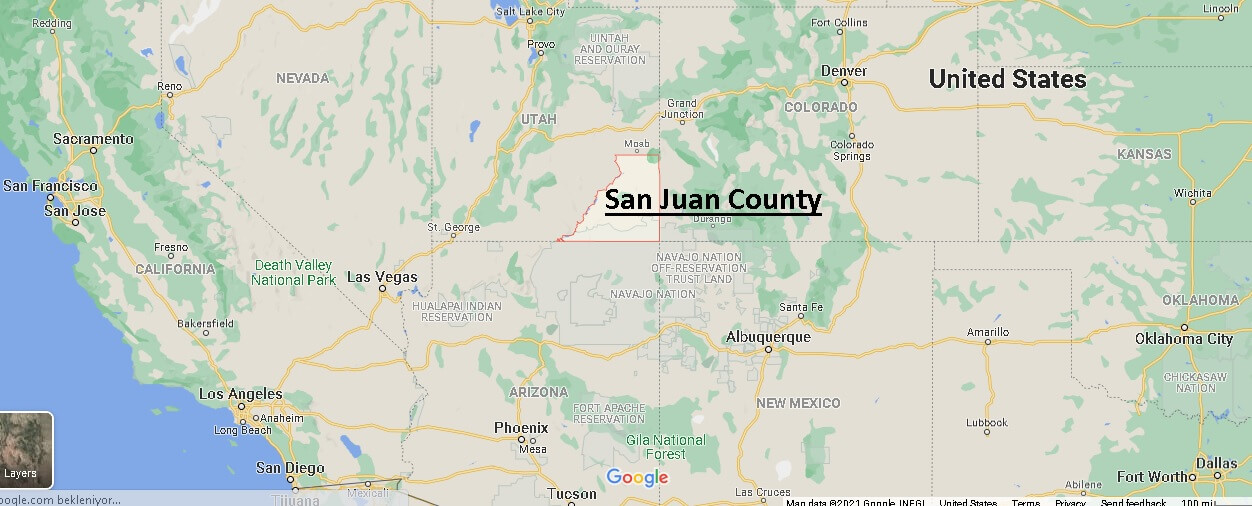 Where is San Juan County Utah