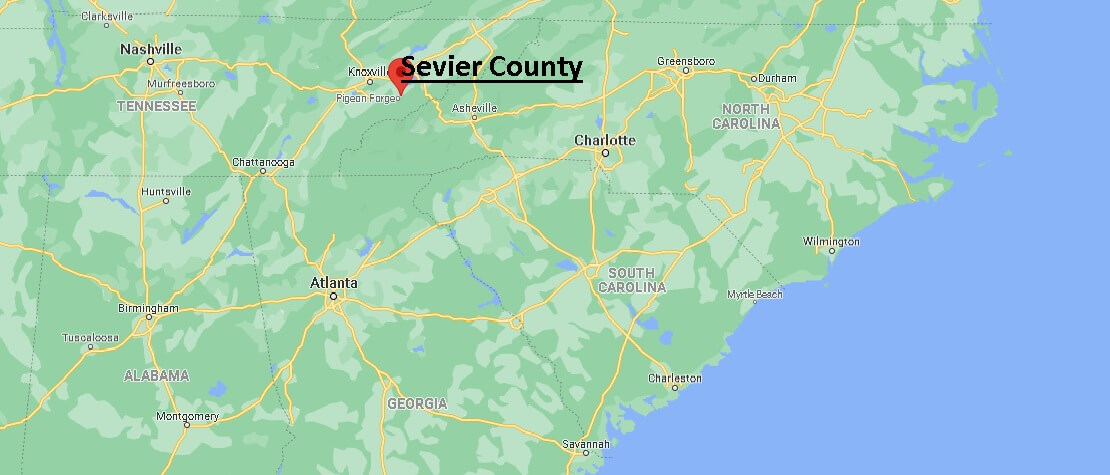 Where is Sevier County Tennessee