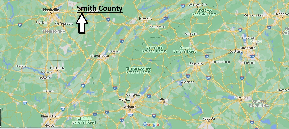 Where is Smith County Tennessee