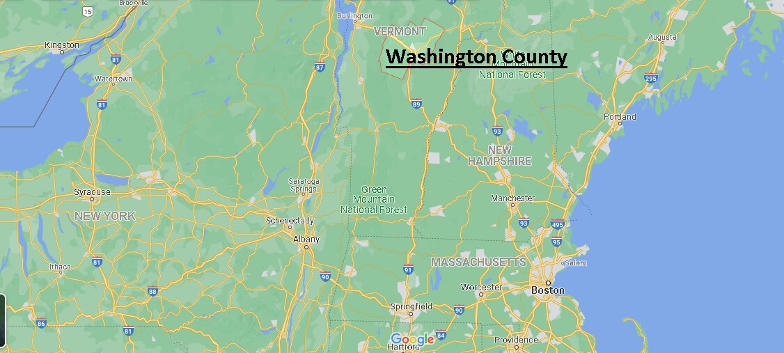 Where is Washington County Vermont