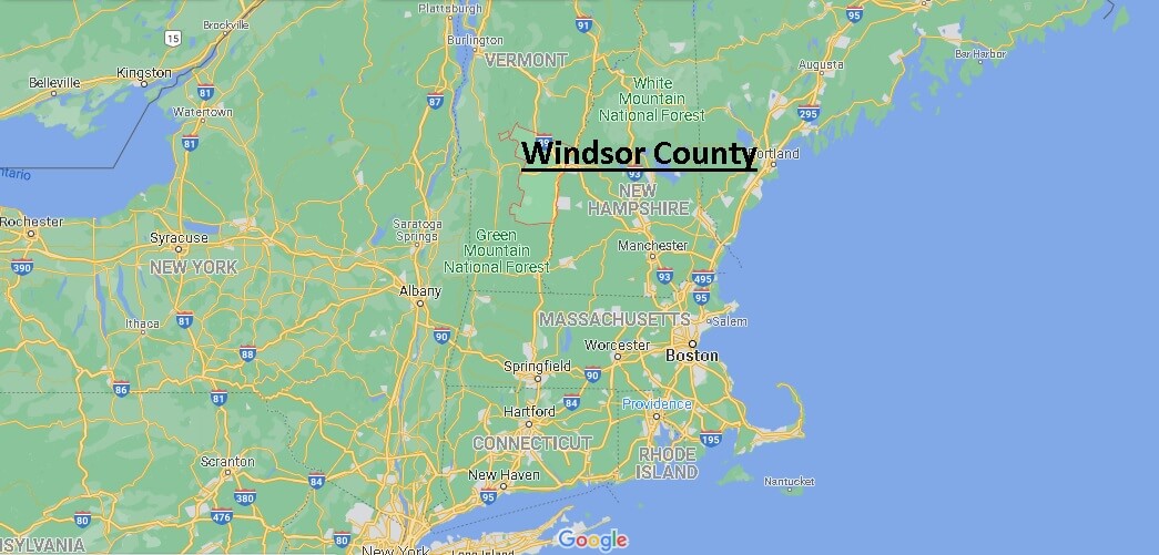 Where is Windsor County Vermont