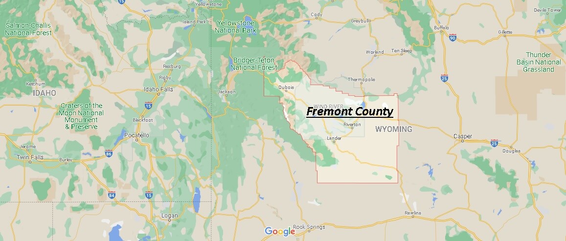 Fremont County Map