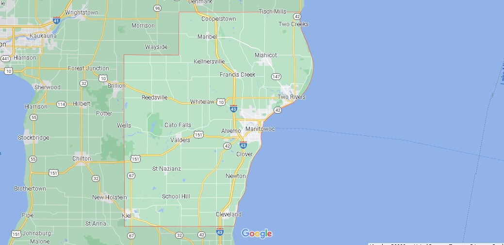 What Cities are in Manitowoc County