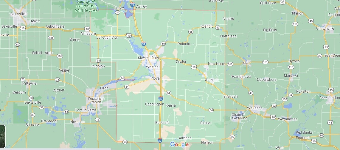 What Cities are in Portage County