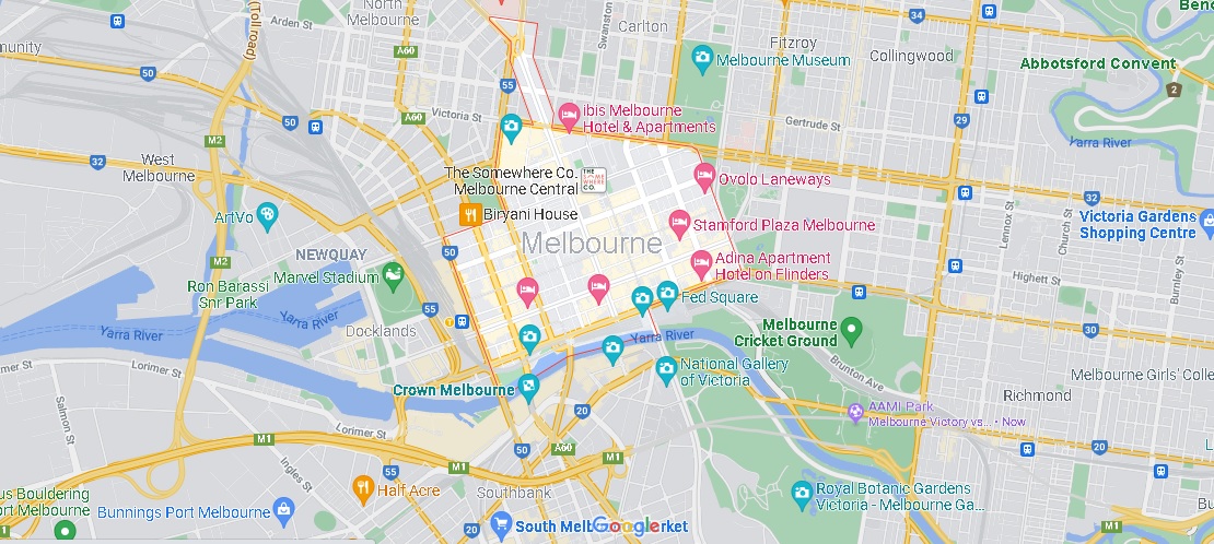 What is considered the Centre of Melbourne