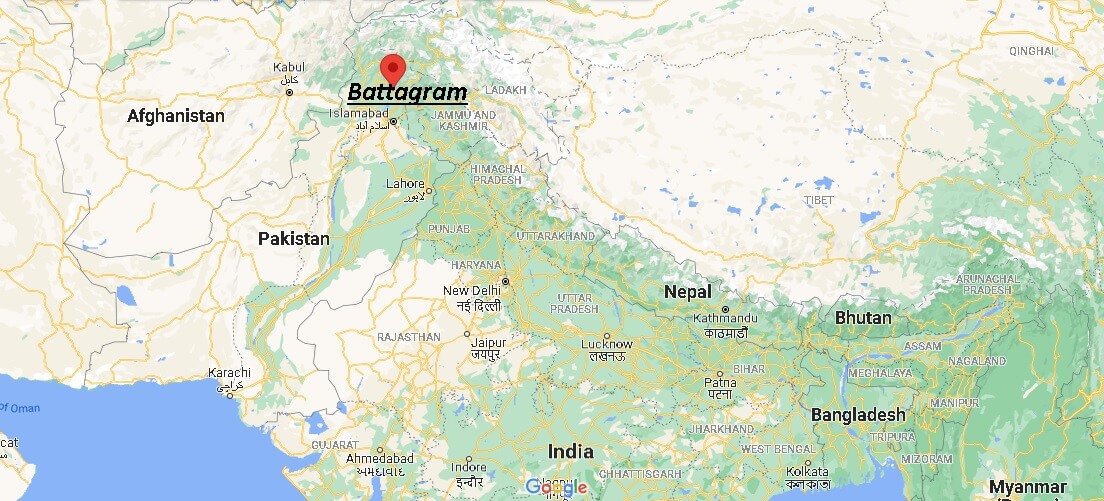 Where is Battagram, Pakistan