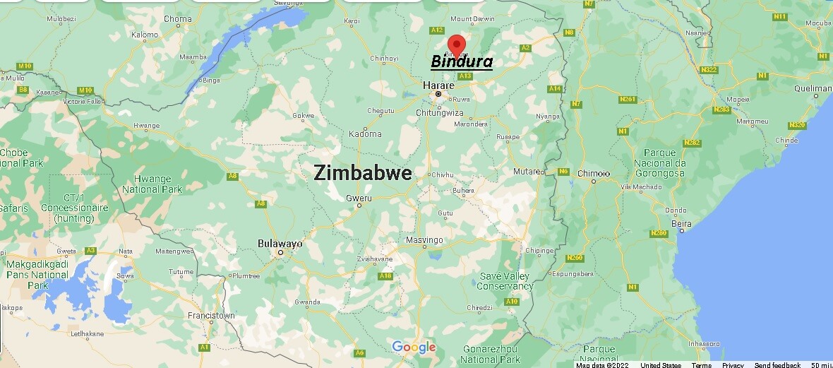 Where is Bindura Zimbabwe
