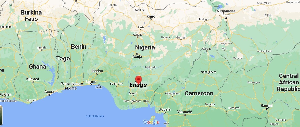 Where is Enugu, Nigeria