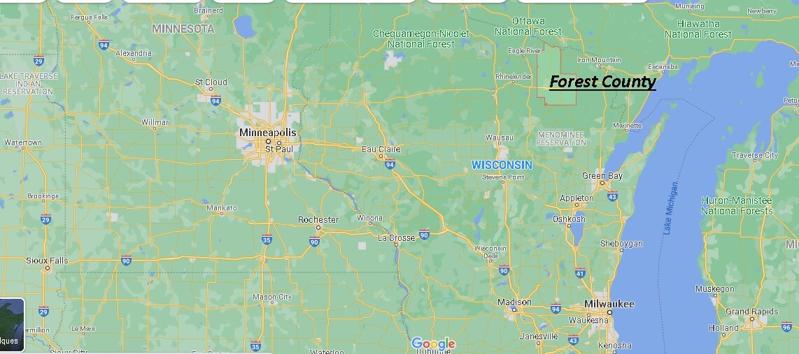 Where is Forest County Wisconsin