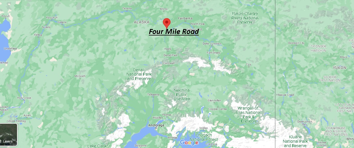 Where is Four Mile Road Alaska