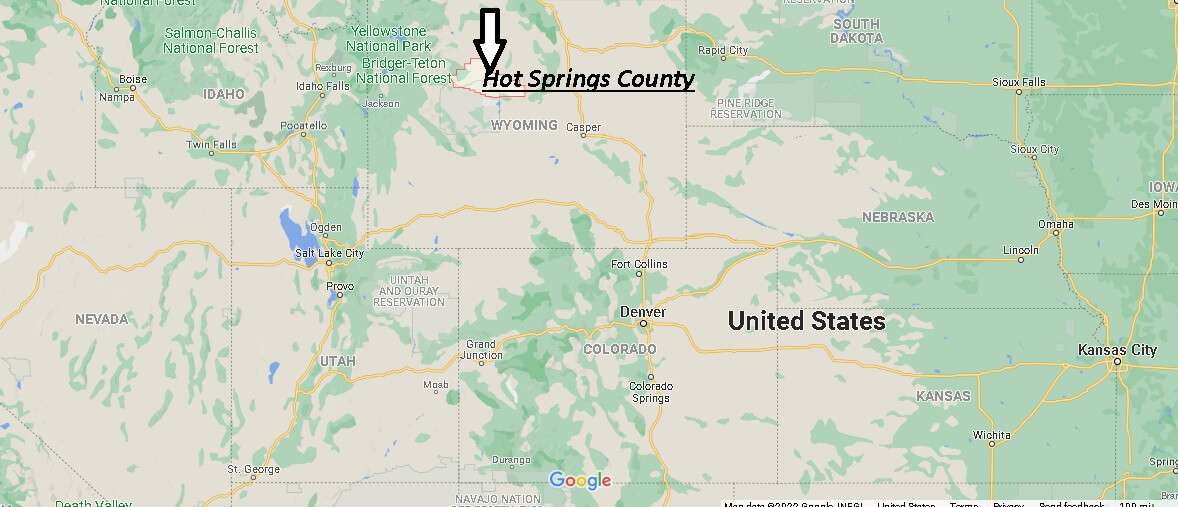 Where is Hot Springs County Wyoming