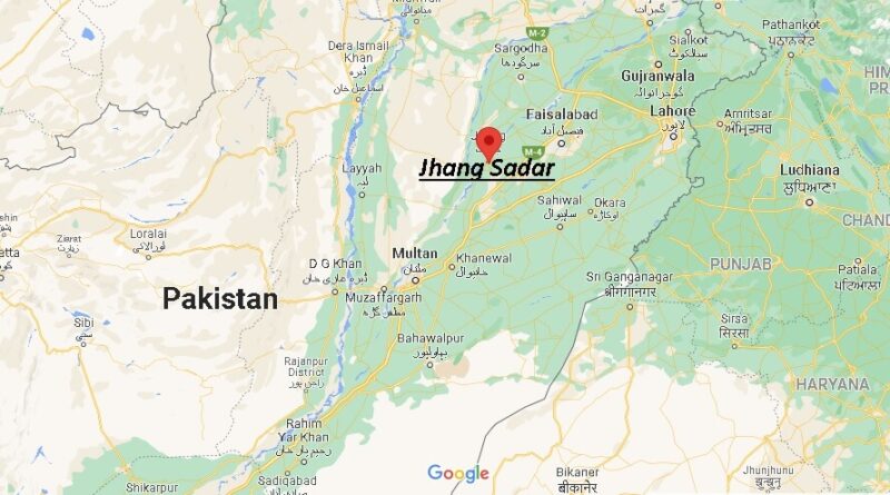 Where is Jhang Sadar, Pakistan