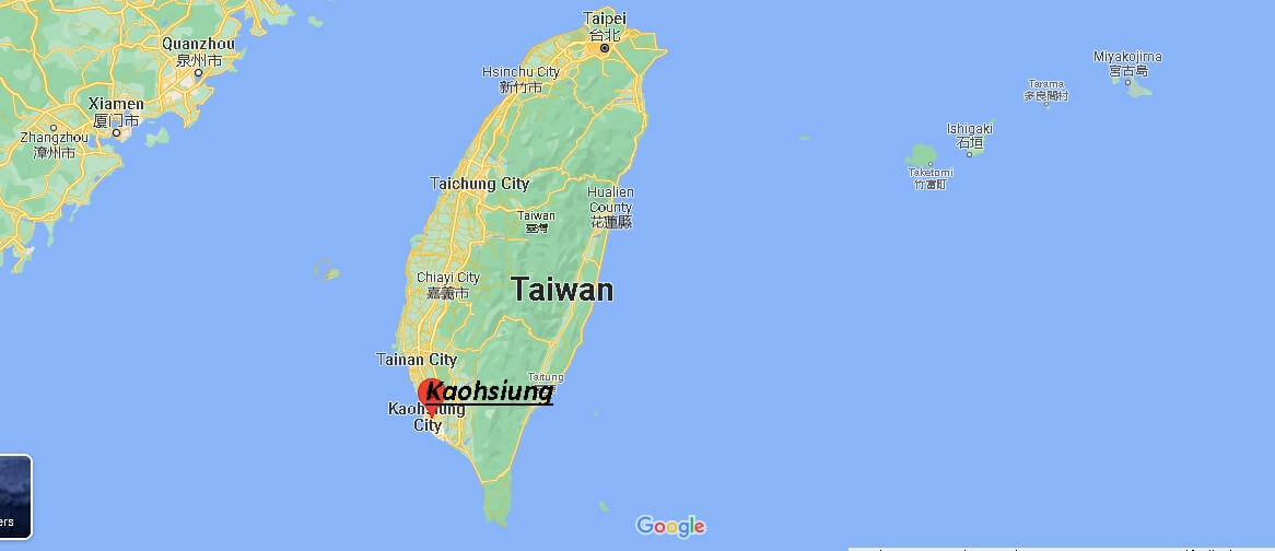 Where is Kaohsiung, Taiwan
